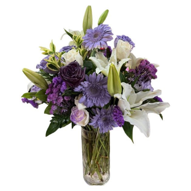 Purple base arrangement