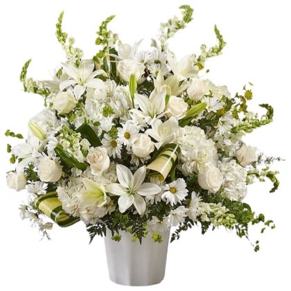 Bouquet in a white Vase