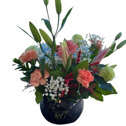 carnations and other flowers vase bouquet