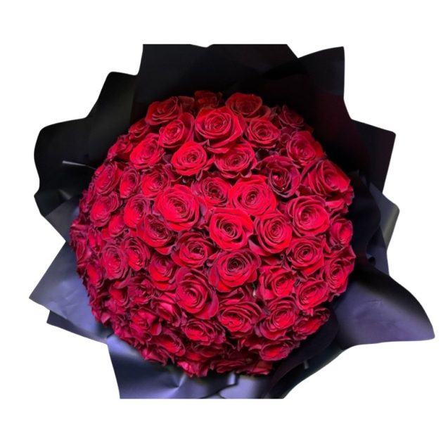 big roses bouquet