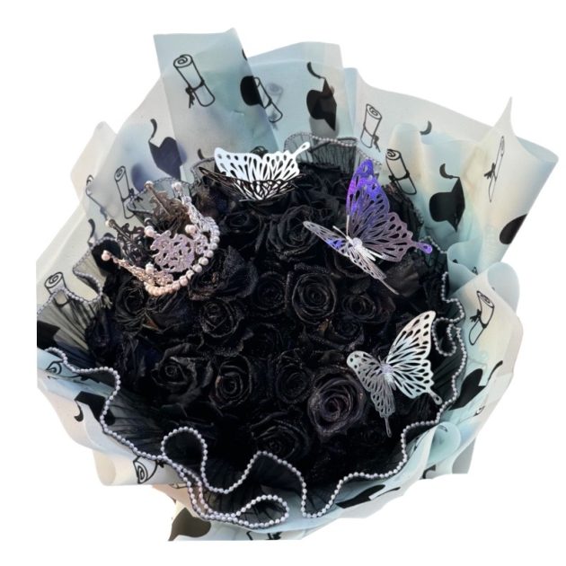 BLACK GRADUATION BOUQUET