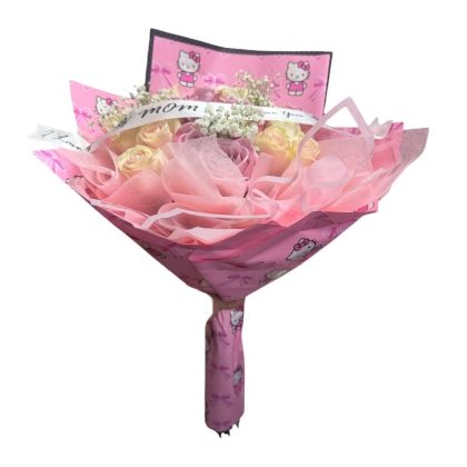 Hello Kitty 25 Roses Bouquet
